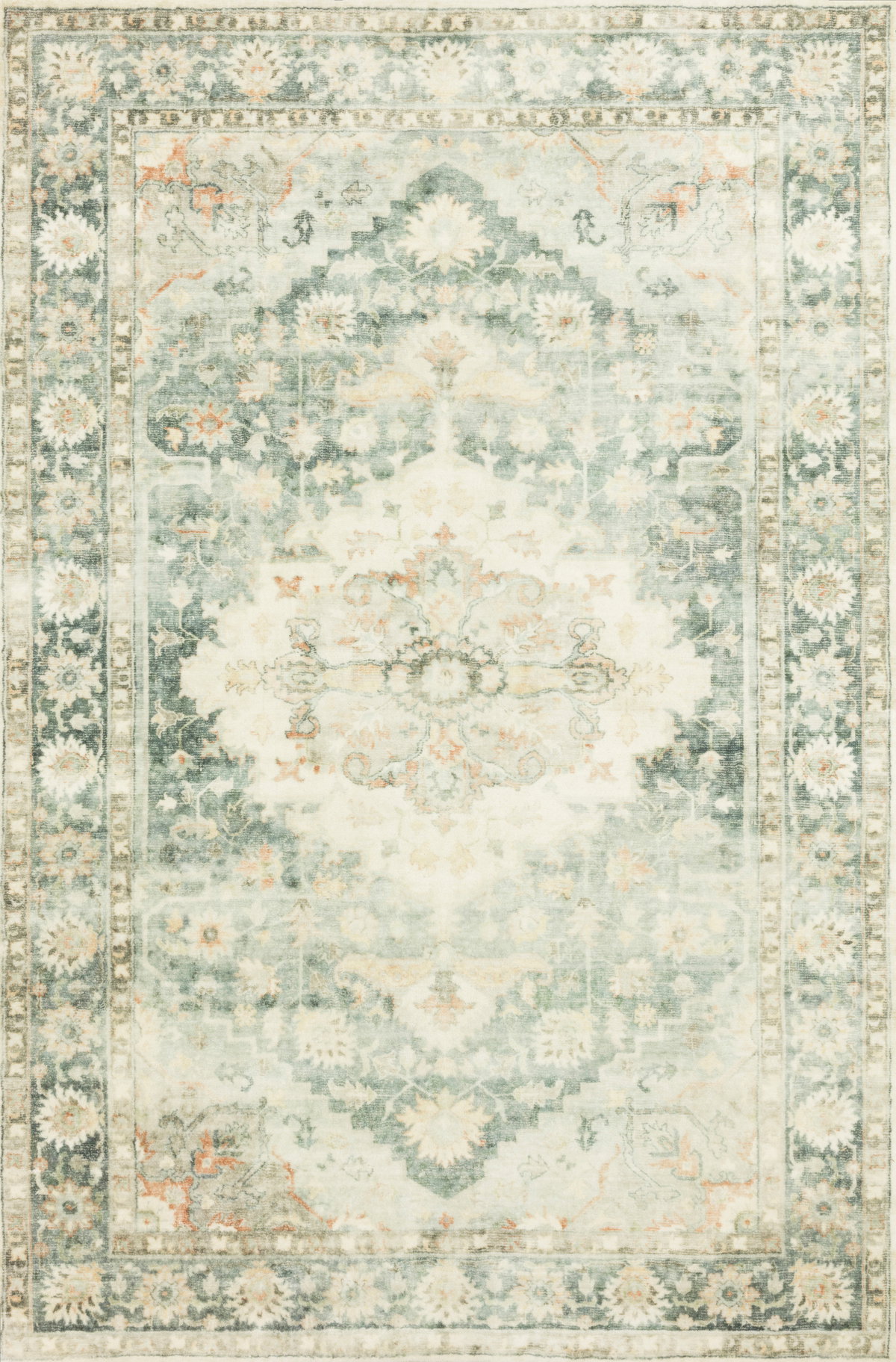 Loloi II Rosette Rug, 7'6" length x 9'6" width View 1