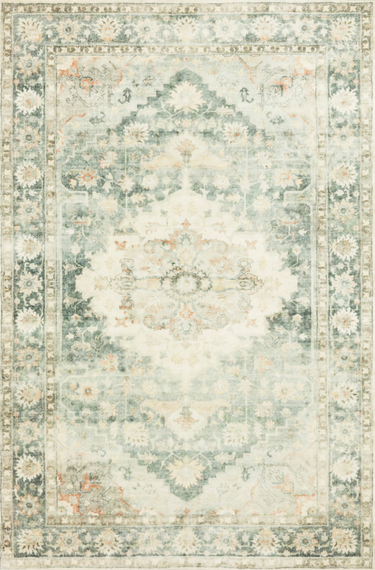 Loloi Rosette Rug, 2'6" length x 7'6" width View 1