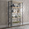Kentmore Modern Etagere, Furniture by Uttermost, 47.25" width x 78.75" height x 16.25" depth thumbnail 4