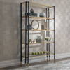 Kentmore Modern Etagere, Shelving & Bookcase by Uttermost, 47.25" width x 78.75" height x 16.25" depth thumbnail 4