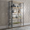 Kentmore Modern Etagere, Shelving & Bookcase by Uttermost, 47.25" width x 78.75" height x 16.25" depth thumbnail 4