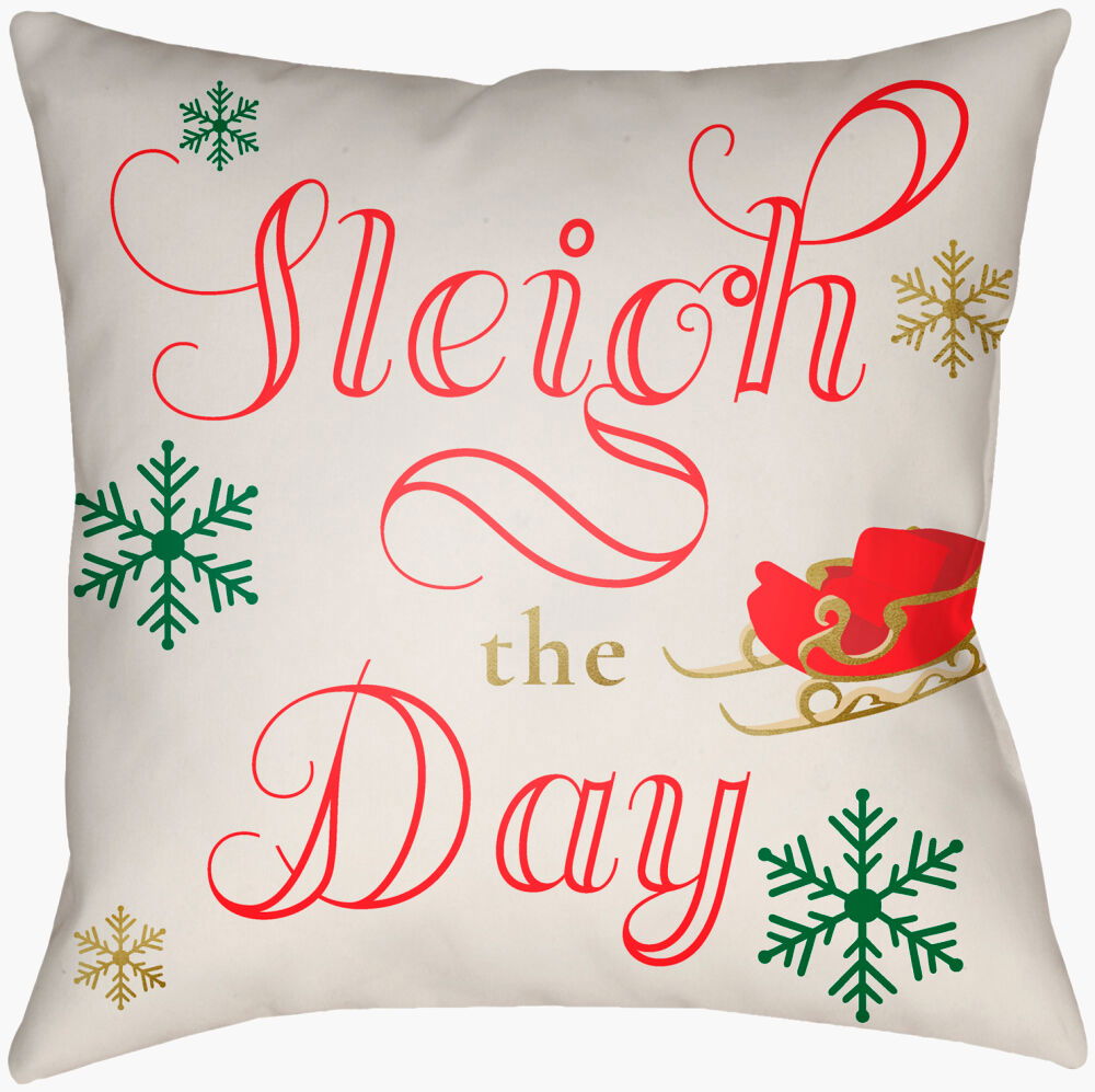 Sleigh The Day Accent Pillow large image 