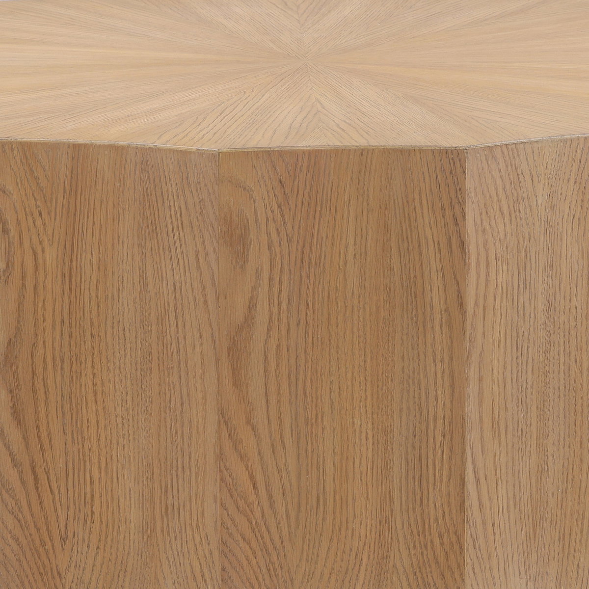 Tamsin Coffee Table Natural, by Dovetail, 42.5" width x 17.75" height x 42.5" diameter x 42.5" depth View 4