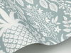 Pineapple Damask Light Blue Wallpaper thumbnail 4