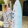 Italian Summer Surfboard (No Embellishment), Art by Oliver Gal,  18x76 thumbnail 4