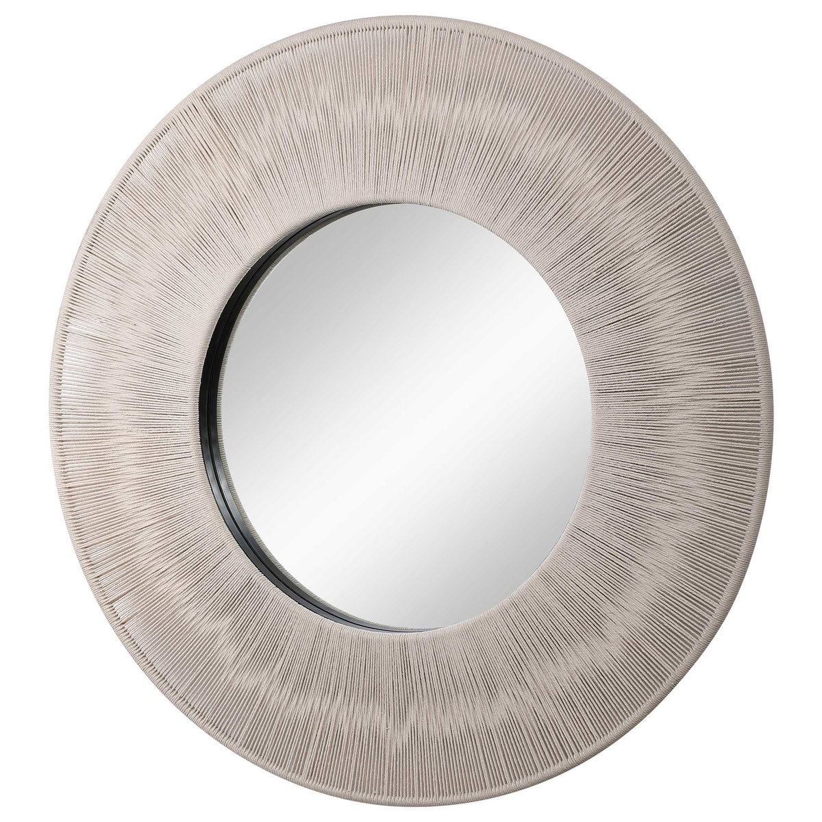 Sailor's Knot Round Mirror, by Uttermost, 51.25" width x 51.25" height x 2.5" depth View 5