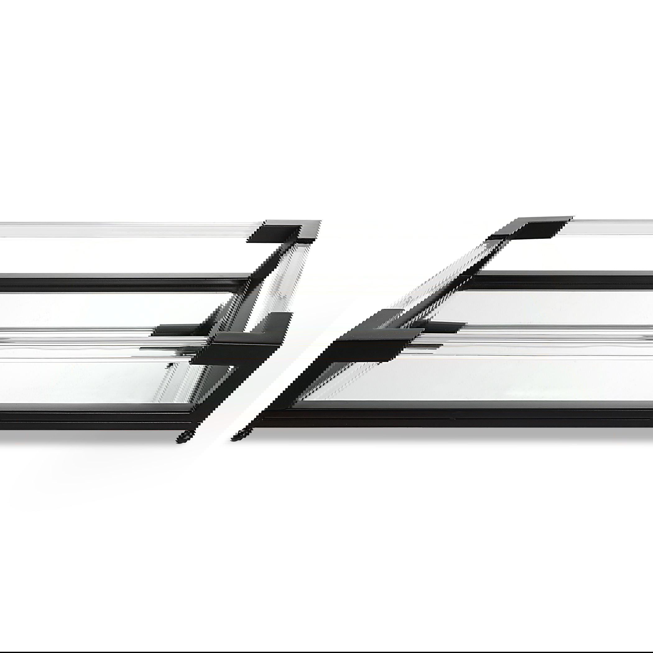 Balkan Mirrored Iron Tray large image 