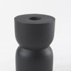 Malta Small Black Metal Candle Holder, Candles & Candle Holder by Mercana, 2.5" length x 2.5" width x 5" height thumbnail 6