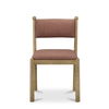 Villetta Dining Chair Deep Pink - Set Of Two, by Moe's Home, 19.8" width x 33" height x 21.9" depth thumbnail 1