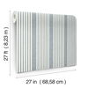 French Navy Linen Stripe Wallpaper thumbnail 4
