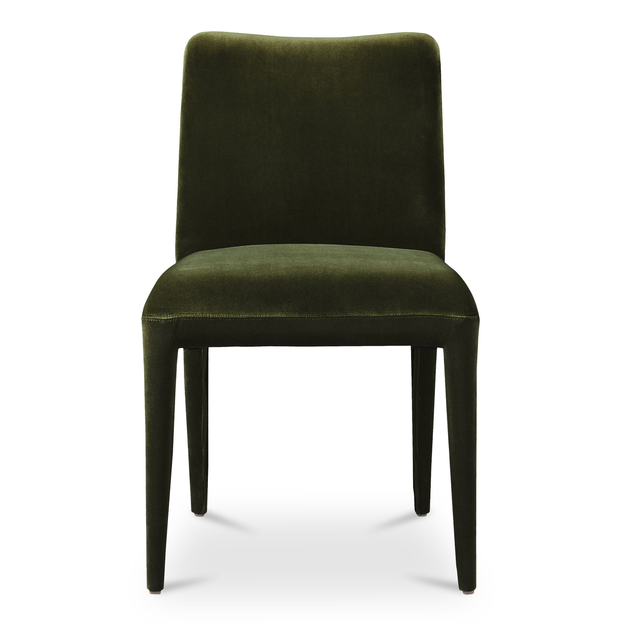 Calla Dining Chair Green Velvet - Set Of Two, by Moe's Home, 20.5" width x 33" height x 23.5" depth View 4