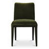 Calla Dining Chair Green Velvet - Set Of Two, by Moe's Home, 20.5" width x 33" height x 23.5" depth thumbnail 4