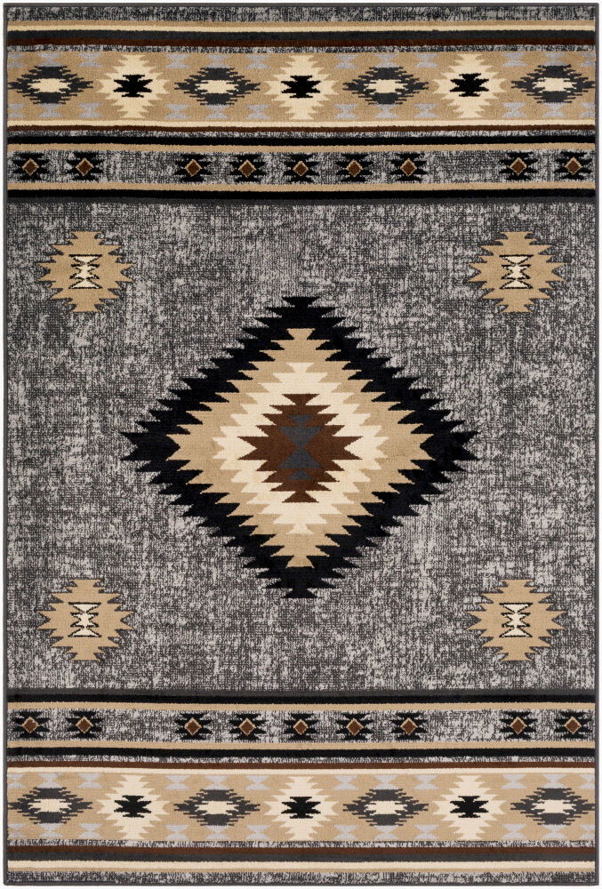 Paramount Machine Woven Rug, by Surya, 12'9.54" length x 8'10.3" width