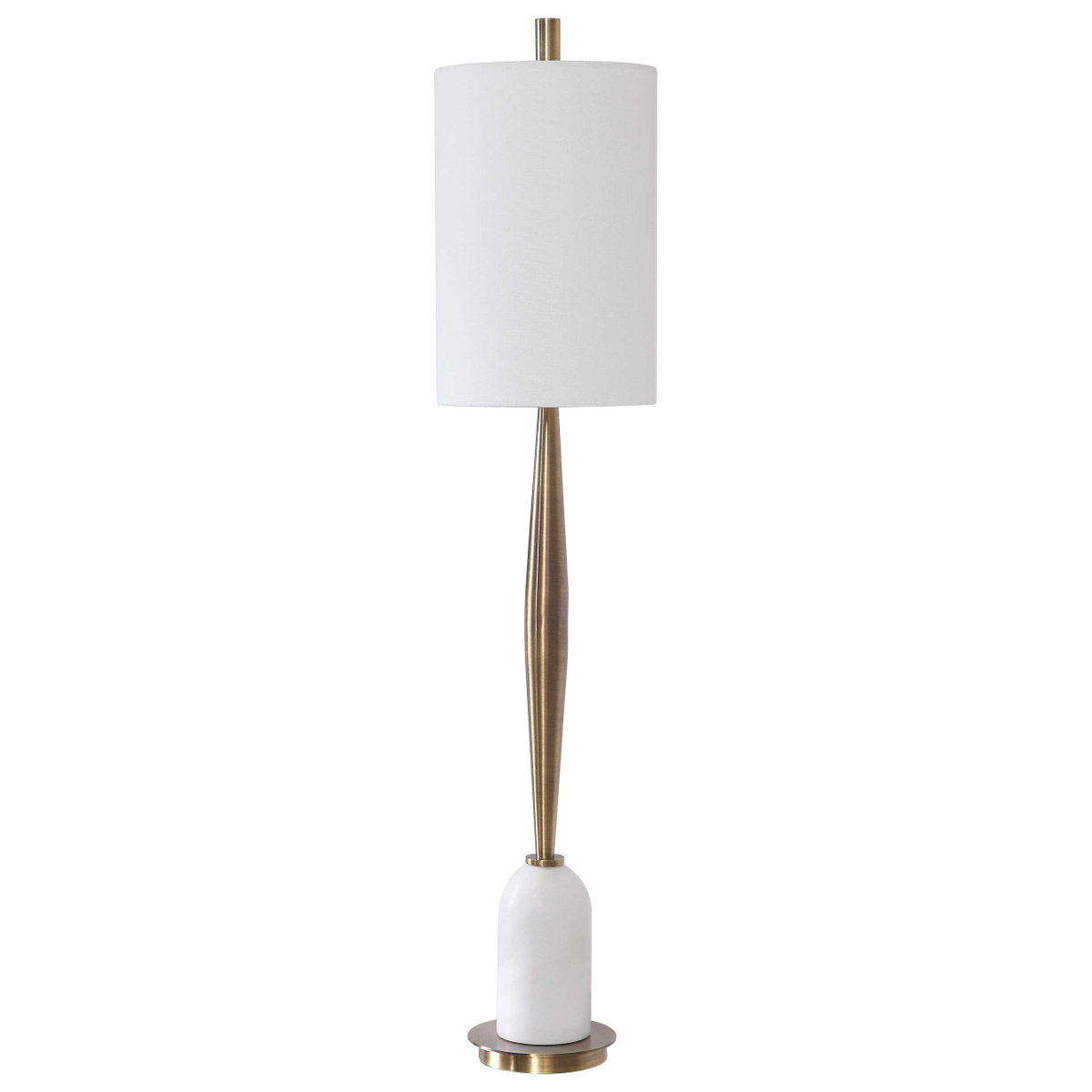 Minette Mid-Century Buffet Lamp, Table Lamp by Uttermost, 8.5" width x 40" height x 8.5" depth View 4
