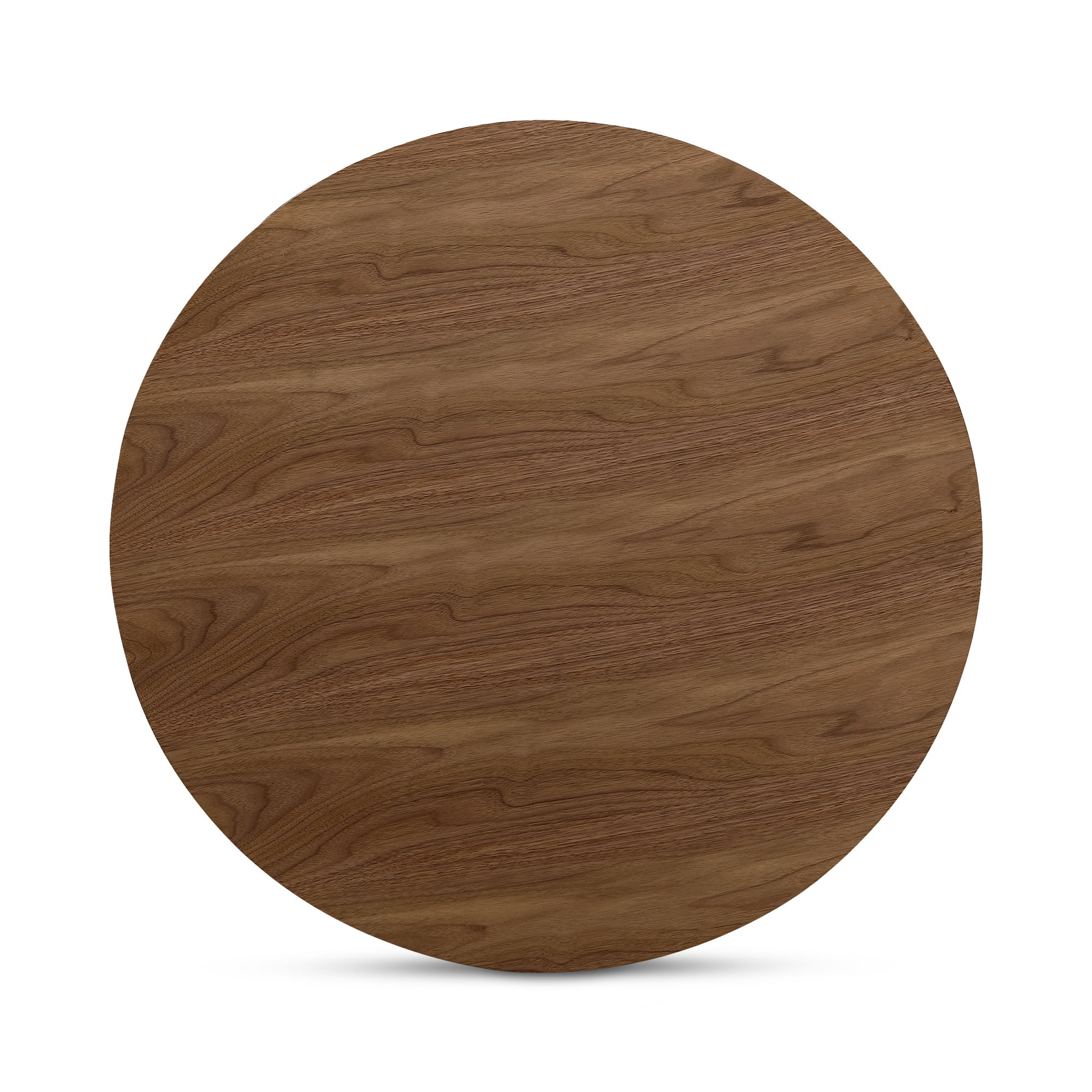 Otago 47in Round Dining Table Walnut, by Moe's Home, 47" width x 29.5" height x 47" depth View 4