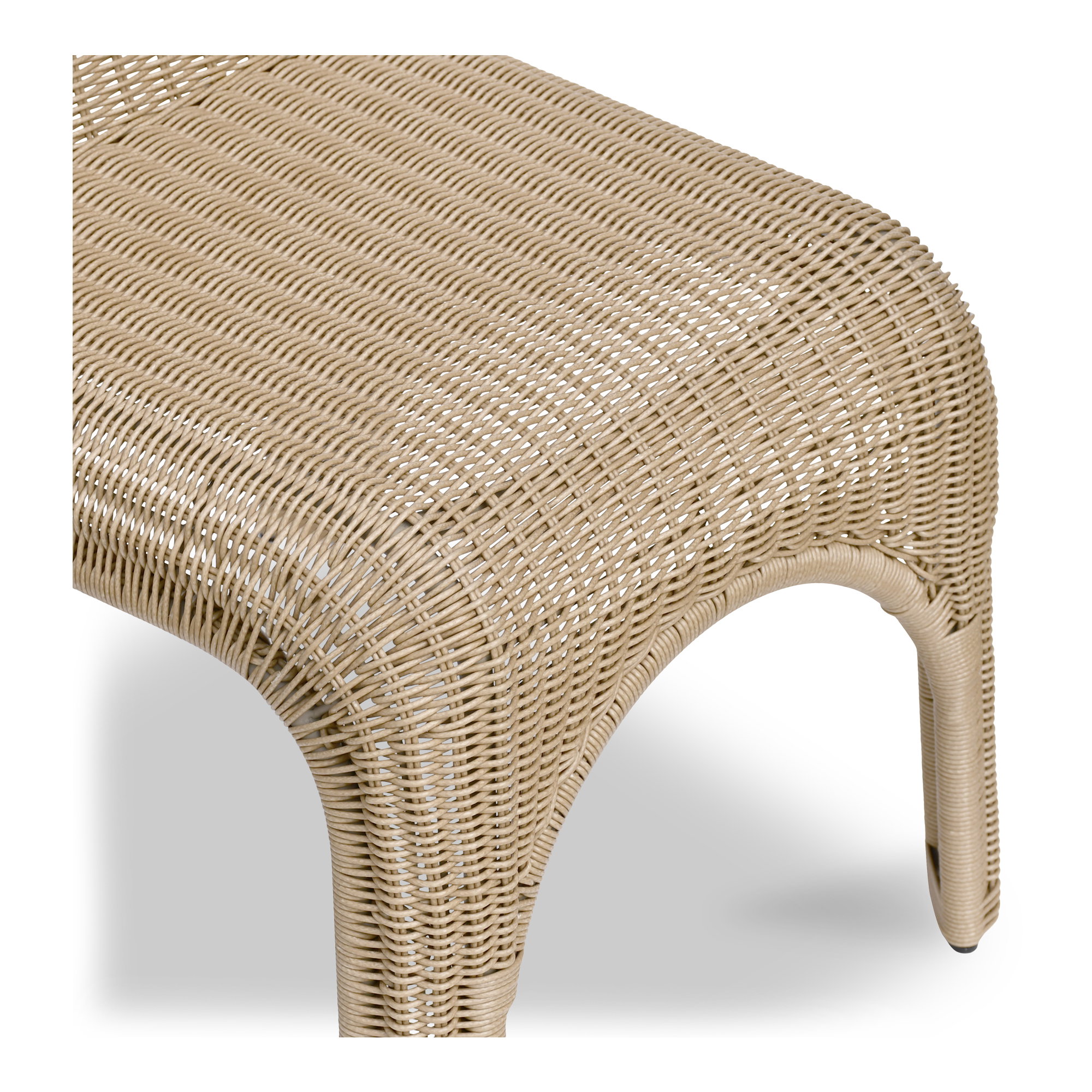 Kendall Outdoor Dining Chair Natural-set Of Two, by Moe's Home, 23.5" width x 31" height x 23" depth View 7