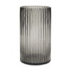 Dawn Tall Smokey Black Glass Vase thumbnail 0