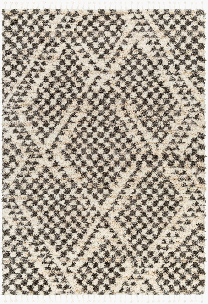 Jakarta Machine Woven Rug, by Surya, 1'3.75" length x 1'3.75" width