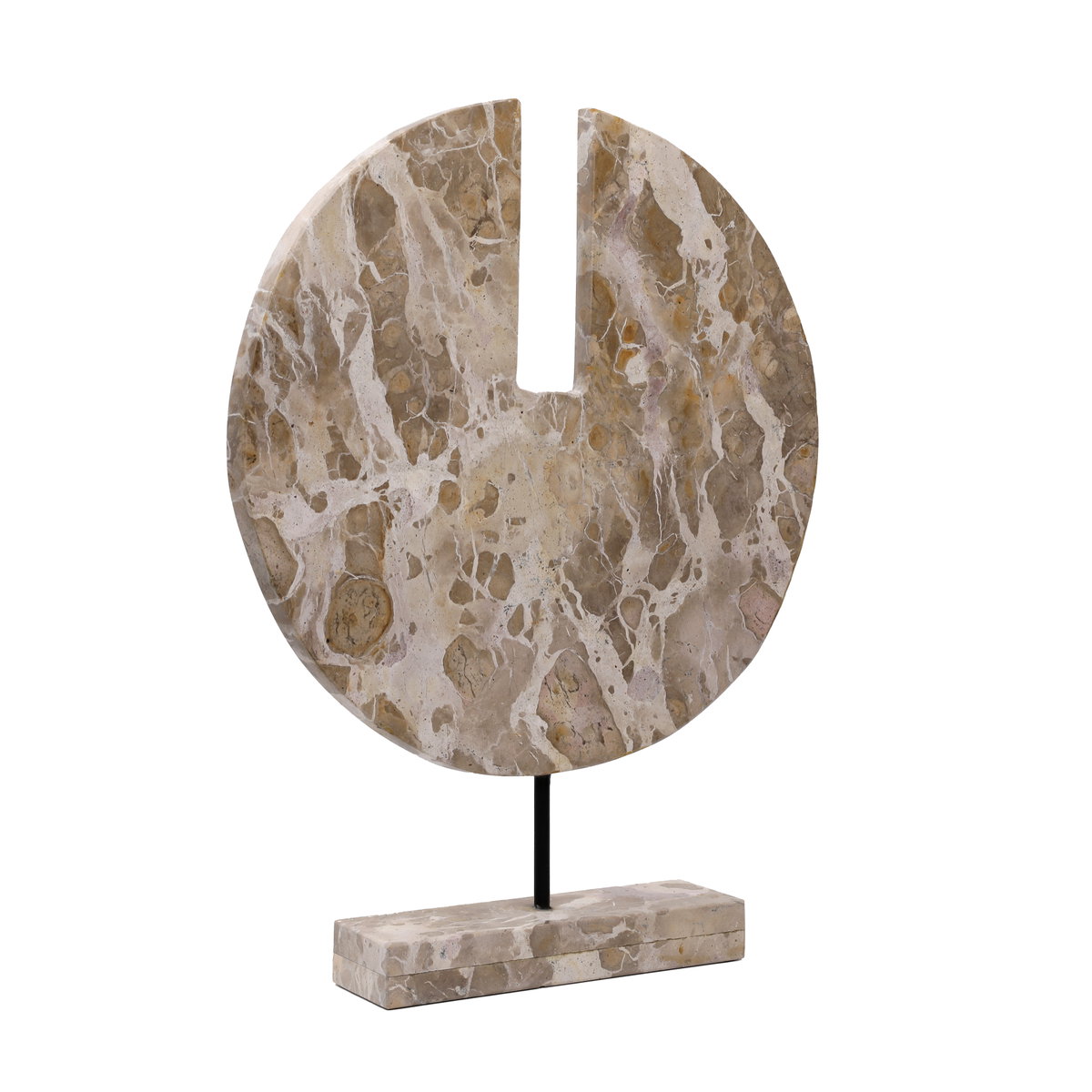 Cidalia Sculpture Marble Large, Decor by Dovetail, 16.5" width x 3" height x 21.5" depth View 1