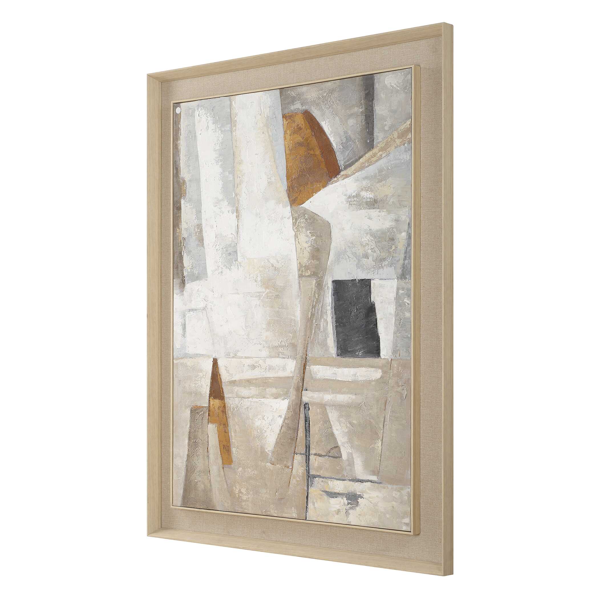 Hide & Seek Abstract Art, Painting by Uttermost, 43.25" width x 59" height x 2" depth View 5