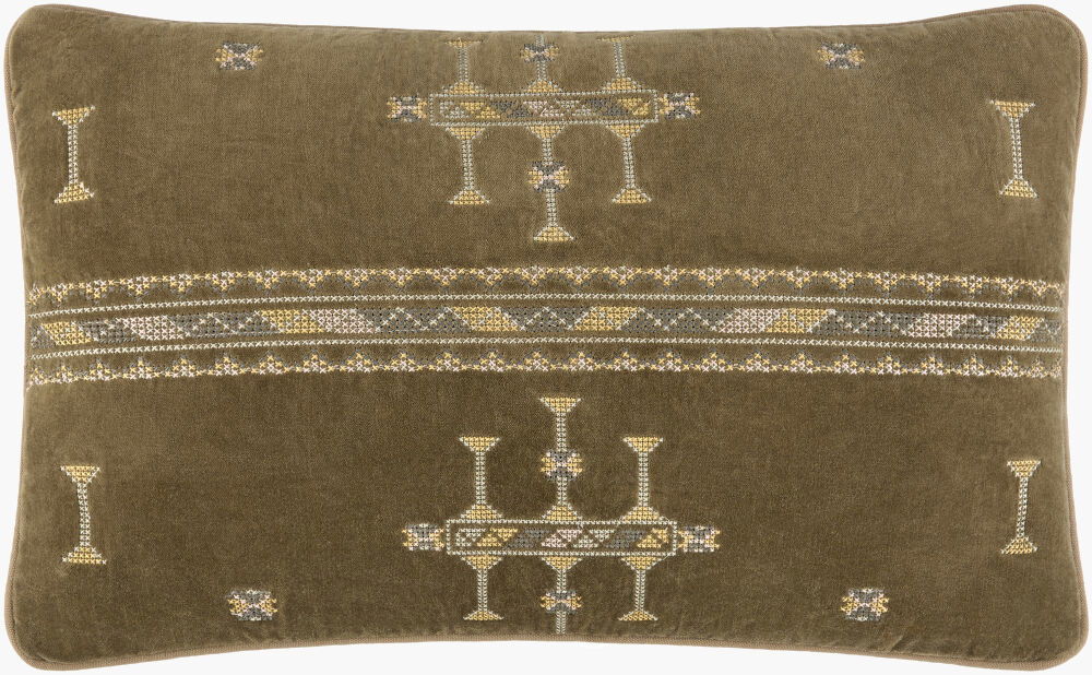 Velour Lumbar Pillow large image 