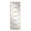 Crossed Up Gold Full Length Mirror, Floor Mirror by Uttermost, 25" width x 70" height x 1" depth thumbnail 1