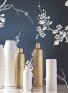 Imperial Blossoms Branch Navy Wallpaper, by York Wall, 27' length x 2'3" width x 0.02" depth thumbnail 3