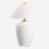 Merriton Matt White Table Lamp thumbnail 0