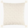 Makrome Accent Pillow, Decorative Pillow by Surya, 22" length x 22" width thumbnail