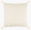 Makrome Accent Pillow Down, Decorative Pillow by Surya, 22" length x 22" width thumbnail