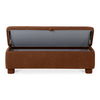 Ichigo Storage Bench Deep Orange, Benche by Moe's Home, 59" width x 18" height x 20" depth thumbnail 9