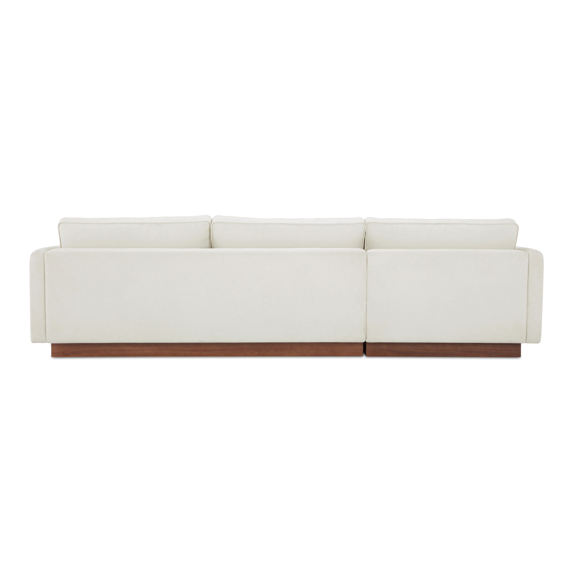 Vernon Left Sectional White, Sectional Sofa by Moe's Home, 112" width x 30.7" height x 63" depth View 4
