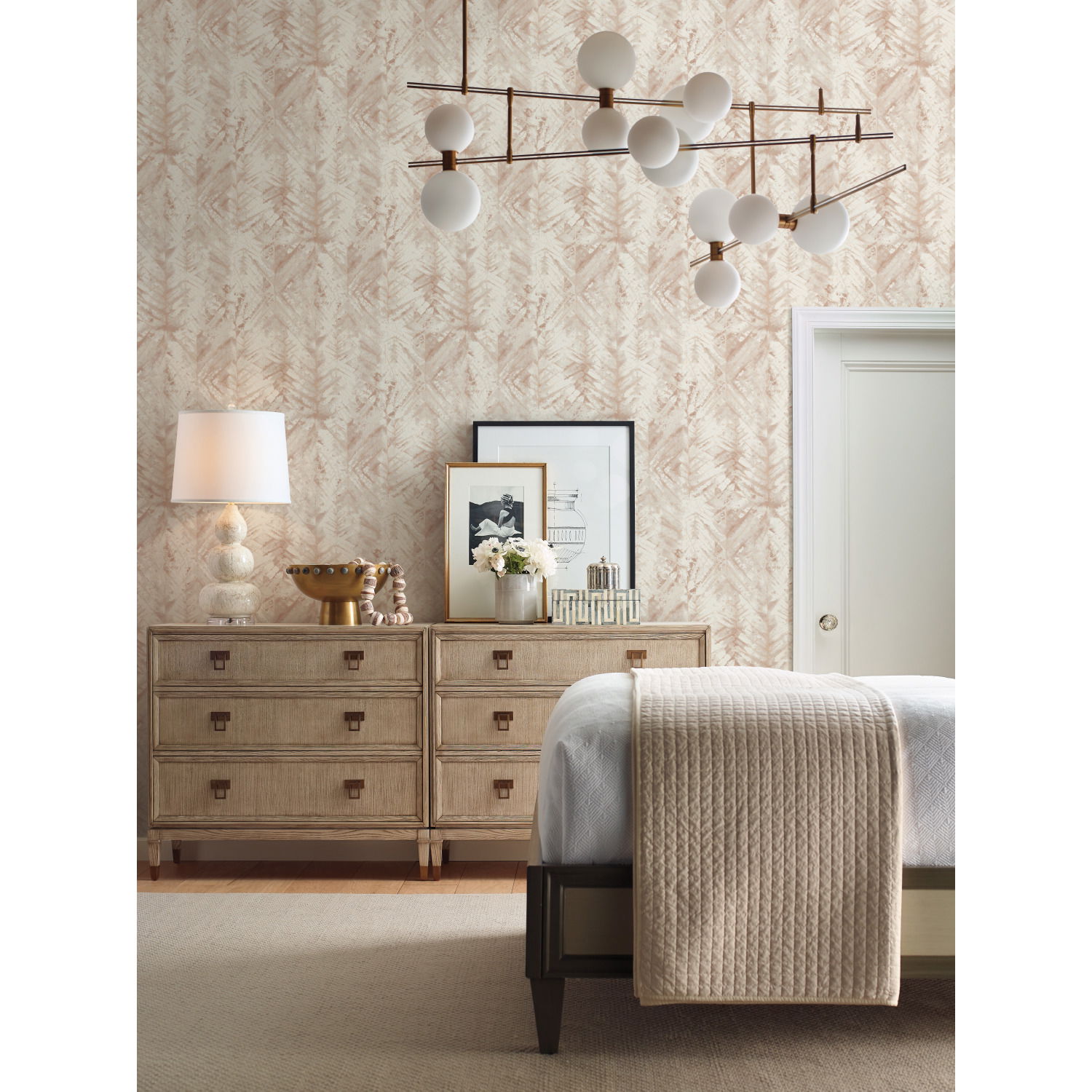 Textural Impremere Brown Wallpaper large image 