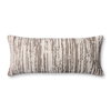 Loloi Dark taupe Pillow, Decorative Pillow, 13" length x 35" width thumbnail 1