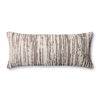 Loloi Dark taupe Pillow, Decorative Pillow, 13" length x 35" width thumbnail