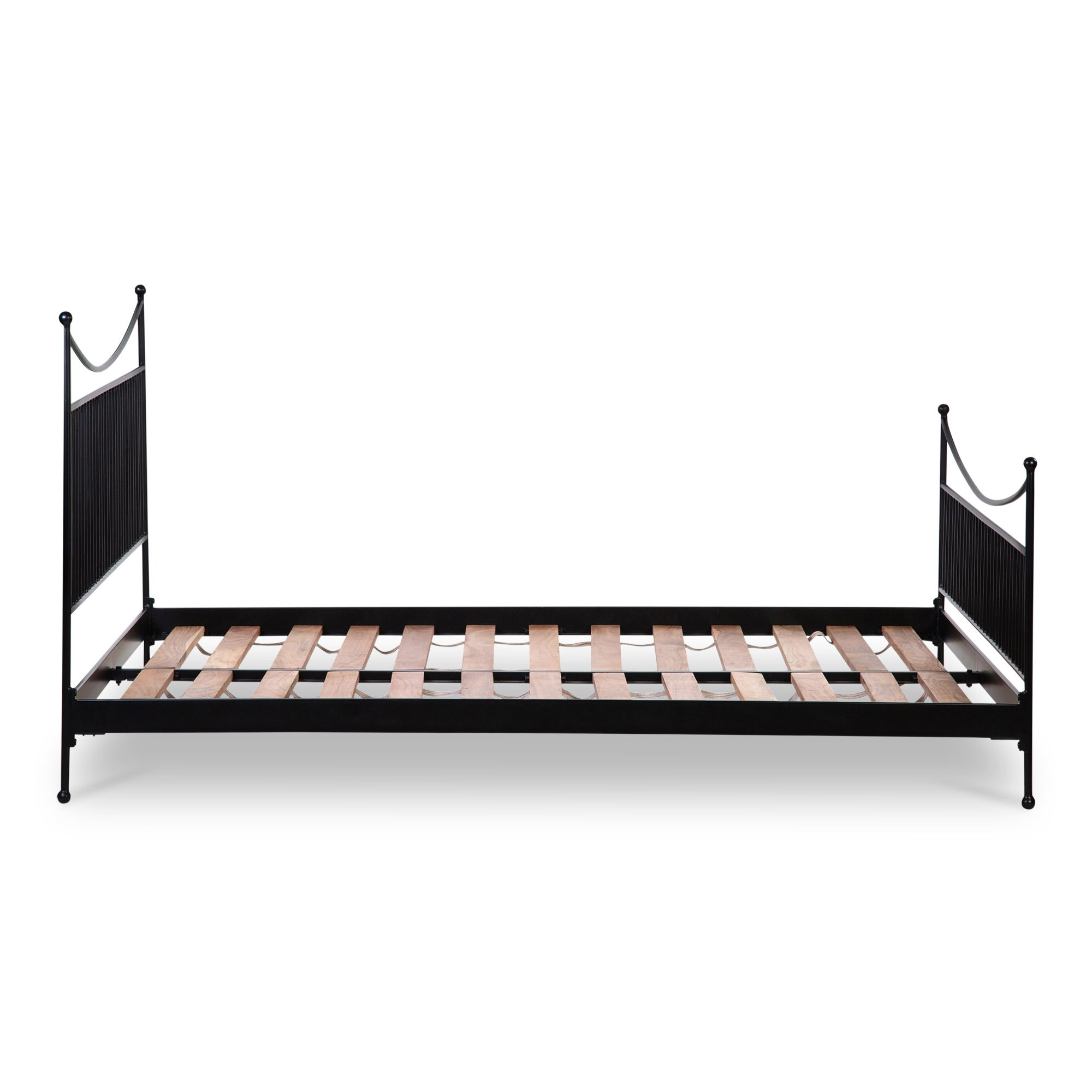 Monet King Bed Black, by Moe's Home, 78.5" width x 42" height x 83.35" depth View 3