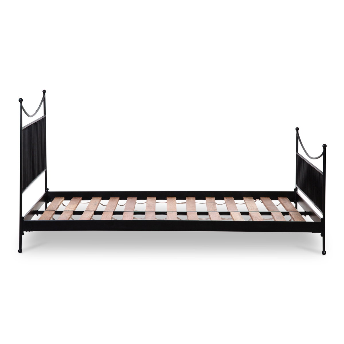 Monet King Bed Black, by Moe's Home, 78.5" width x 42" height x 83.35" depth View 3