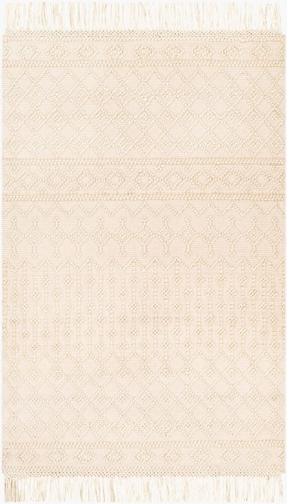 Farmhouse Tassels Handmade Rug large image 