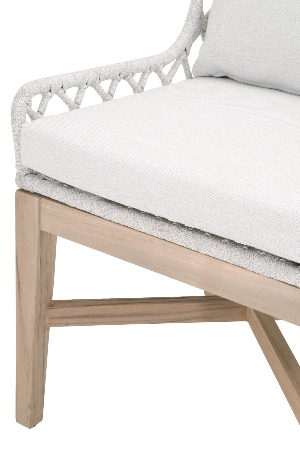 Lattis Outdoor Wing Chair, Dining Chair by Essentials for Living, 25.5" width x 41.25" height x 28.5" depth View 7