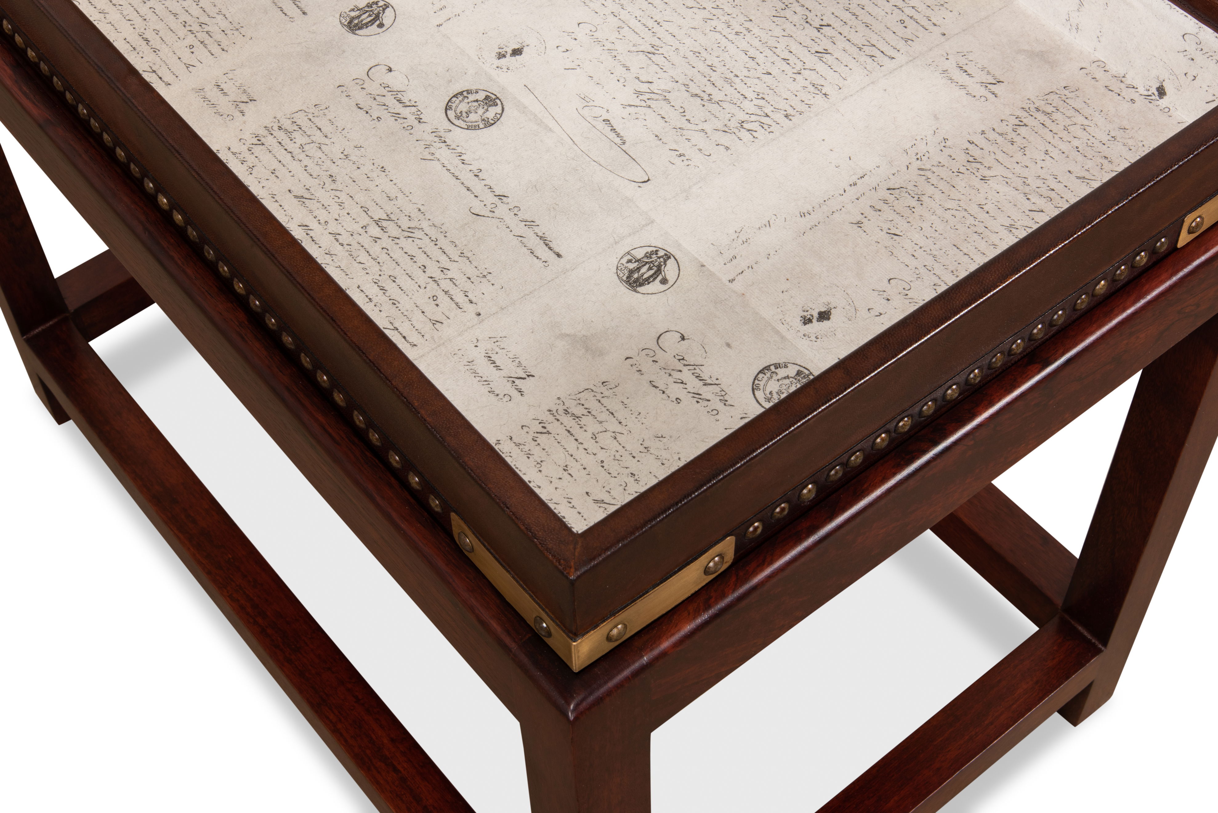 Winchester Box On Stand, Side & End Table by Sarreid, 27" length x 17" width x 24" height View 8