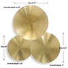 Cymbalic Round Brass Wall Art Set/3, Sculptural Wall Art by Uttermost, 27.5" width x 3.25" height x 27.5" depth thumbnail 3