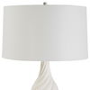 Twisted Swirl White Table Lamp thumbnail 5