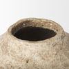 Ritu Large Beige Paper Mache Pot Vase thumbnail 5
