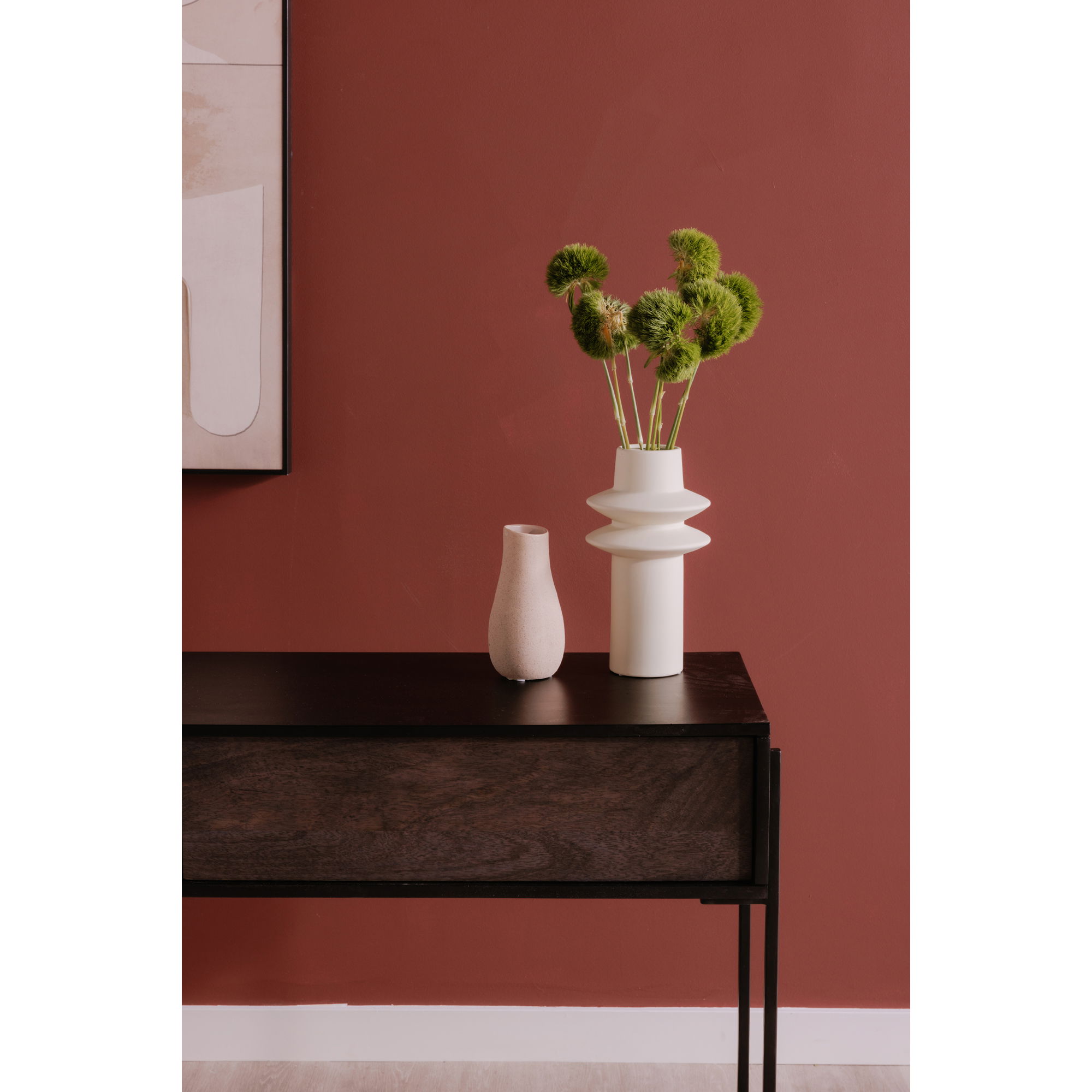 Tobin Console Table Charcoal Grey large image 