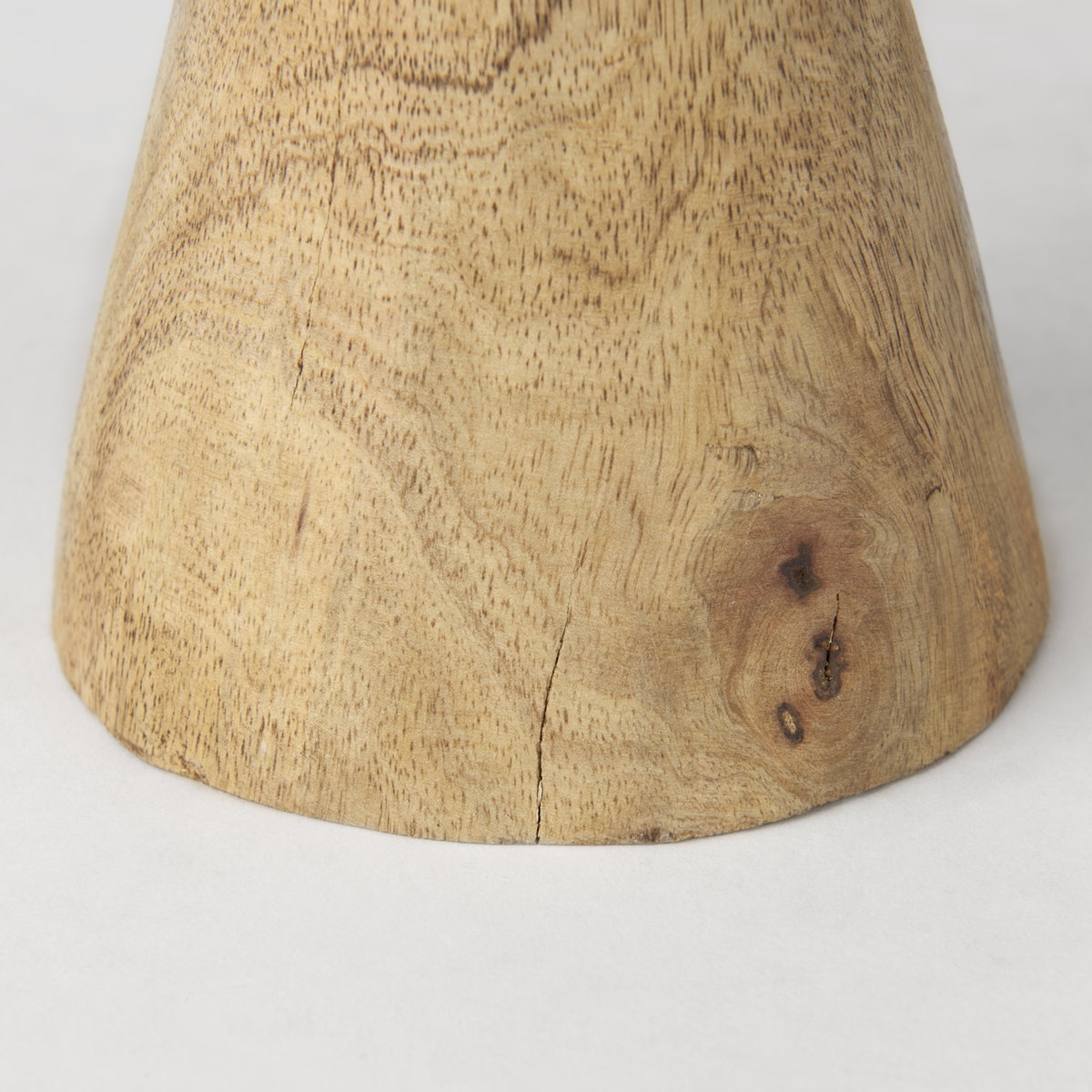 Ivan Medium Wooden Head Sculpture, Decorative Object by Mercana, 5.12" length x 4.72" width x 11.81" height View 13