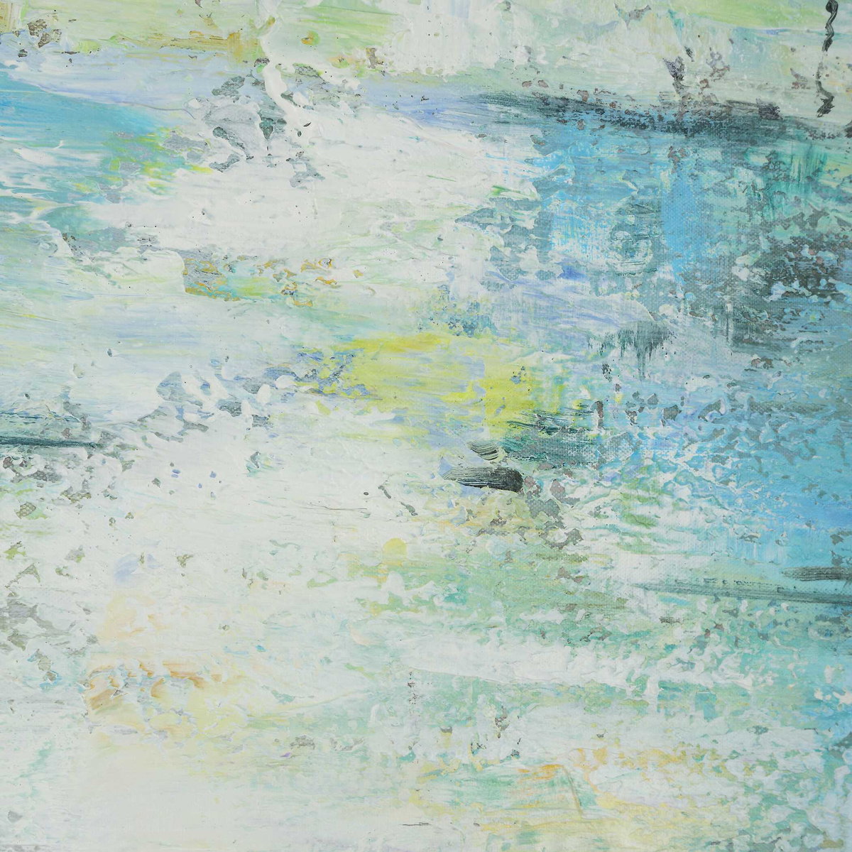 Blissful Hand Painted Abstract Art, by Uttermost, 42.75" width x 42.75" height x 2.25" depth View 8