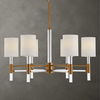 Welkin 6 Light Modern Chandelier, Ceiling Light by Uttermost, 30" width x 27.75" height x 30" diameter x 30" depth thumbnail 1