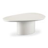 Eden Coffee Table Ivory Lacquer, by Moe's Home, 46" width x 16" height x 31.5" depth thumbnail 2