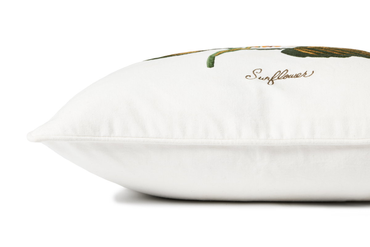 Rifle Paper Co. x Loloi Pillows Pillow, Decorative Pillow, 18" length x 18" width View 3
