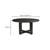 Glenn Round Dining Table Dark Brown thumbnail 8